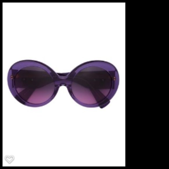 RARE VERSACE PURPLE MEDUSA ROUND SUNGLASSES - Picture 4 of 7